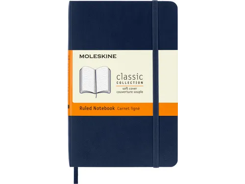 Moleskine Soft Cover Classic Notebook A6 Notitieboek lijn Blauw
