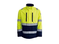Tranemo 5801 81 jas, fluo geel/marineblauw, maat 3XL, per stuk