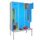 Z-garderobekast,HxBxD 2100x1200x800mm,RAL7035,front RAL6011