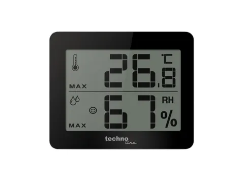 Thermometer Technoline WS 9450 100x81x10mm zwart