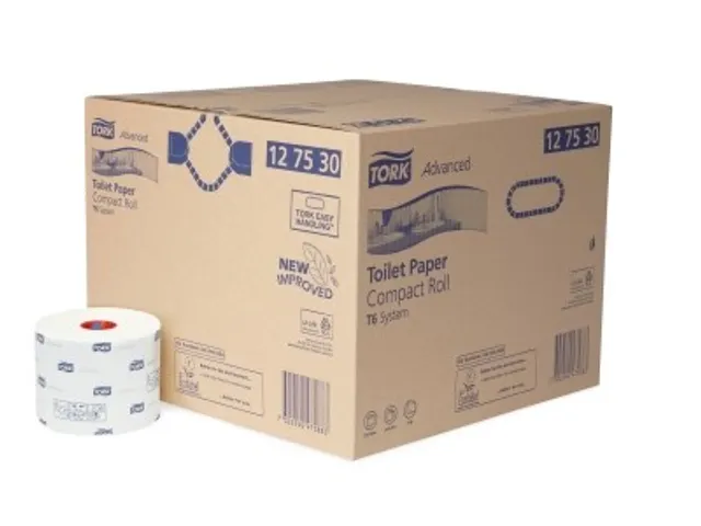 Tork Advanced Compact T6 Toiletrol 2-laags 100 Meter Wit