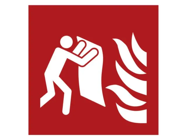 Brandbeveiligingsbord,Blusdeken,Aluminium,Lang Nalichtend