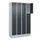 lockerkast,HxBxD 1950x1200x500mm,4x3vakken,vak B 300mm,cil.-slot