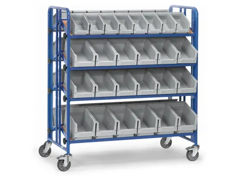 Bakkenwagens 2892 300kg 4 Etages Ral5007