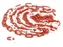 Chaine Rouge/Blanc - 5m