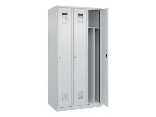 locker voor scheiding van kleding,HxBxD 1850x900x500mm,3vak