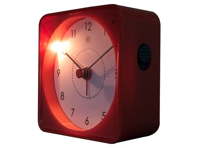 Alarmklok nXt Nathan 7.3x7.3x3.3cm oranje