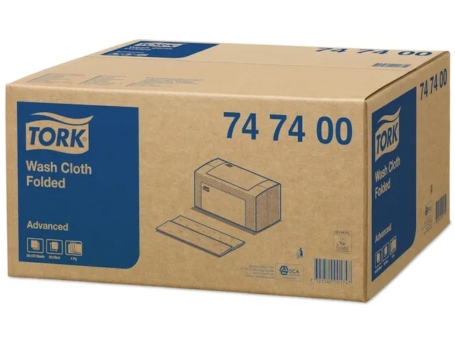 Tork 747400 Advanced Gevouwen Wasdoek H3 4-laags Wit 2400 stuks