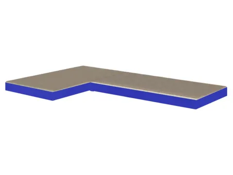 houten vloer,v. inhaakstelling voor spaanplaten,BxD 890x590mm