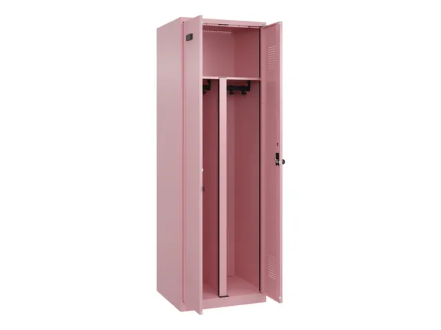 PBM-locker,HxBxD 1850x600x500mm,2vak,vak B 300mm,draaigrendel