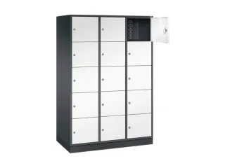 grootvolume-lockersysteem,HxBxD 1950x1220x600mm,3x5vakken,cil.-slot - 1