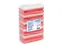 Schuurspons Cleaninq met greep 140x70x42mm rood/wit 5 stuks