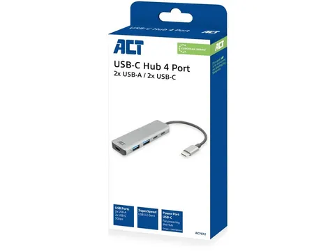 Hub ACT 3.0 USB-C 2x USB-A, 2x USB-C