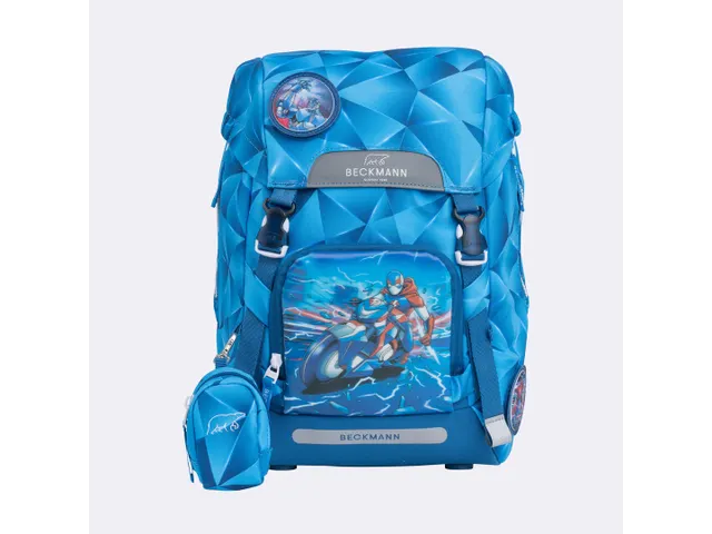 Schooltas Beckmann Classic 22L Blue Lightning