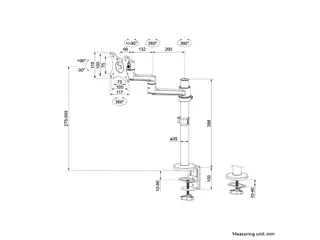 Monitorarm Neomounts DS60-425WH1 wit - 10