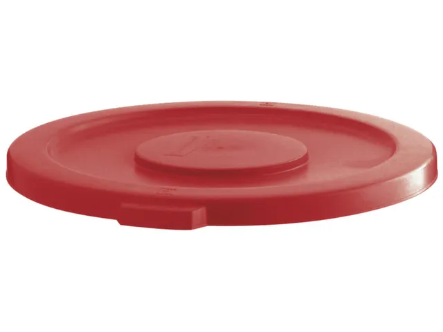 Deksel,v. afvalverzamelaar 121l,rond,Ø 560mm,PE,rood
