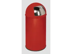 Afvalbak 50 liter hxØ 740x350mm RAL3000 Rood