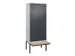locker voor scheiding van kleding,HxBxD 2120x800x815mm,2vak