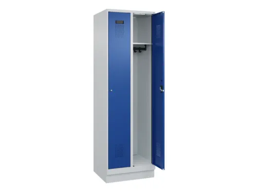 locker,HxBxD 1950x600x500mm,2vak,vak B 300mm,cil.-slot,sokkel