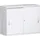 schuifdeurkast,HxBxD 770x1000x430mm,decor romp wit,decor front wit