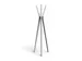 Kapstok DURASTORE 6 haken aluminium grijs 160cm