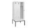 locker met bank,voor scheiding van kleding,HxBxD 2120x900x815mm,3vak