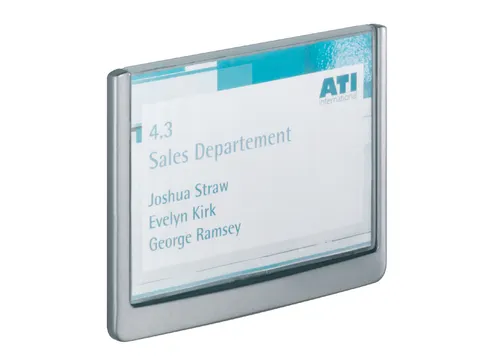 Deurbordje Durable Click sign 149x105.5mm grafiet