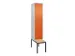 locker voor scheiding van kleding,HxBxD 2120x400x815mm,1vak