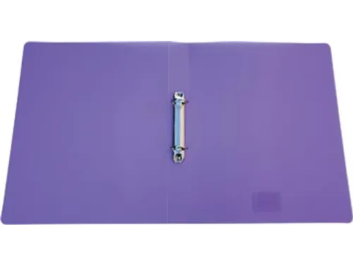 ringmap, voor ft A4, uit PP, 2 ringen van 25mm, transparant paa