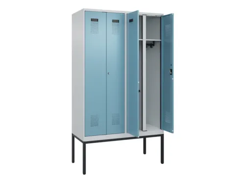 locker voor scheiding van kleding,HxBxD 2120x1200x500mm,4vak