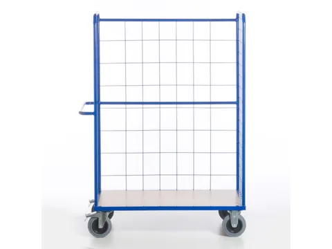 etagewagen,draagverm. 600kg,laadvl. LxB 1200x800mm,houtetage,RAL5010