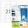 HERMA 10727 Etiketten gerecycled papier A4 63,5x38,1mm Wit 1680 stuks