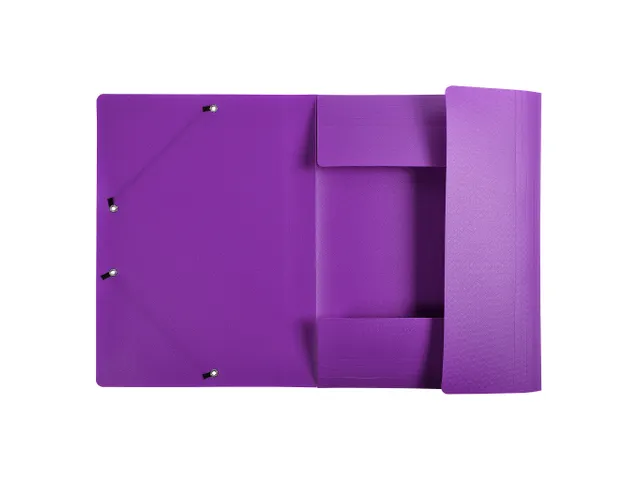 Chemise à élastiques 3 rabats PP OPAK - A4 - Violet
