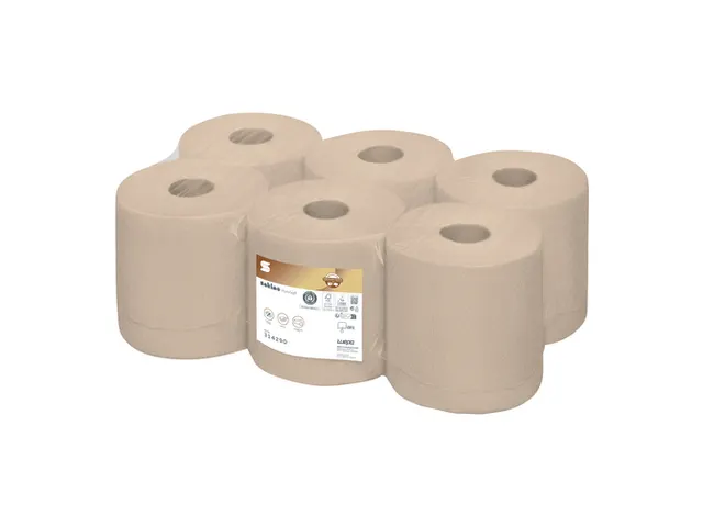 Poetspapier Satino 314291 CF1 PureSoft 2-laags 6x150m