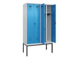 locker voor scheiding van kleding,HxBxD 2120x1200x500mm,4vak