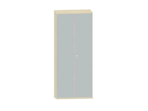 Kantoorkast 1920x800x430mm Romp Esdoorn Decor Front Lichtgrijs