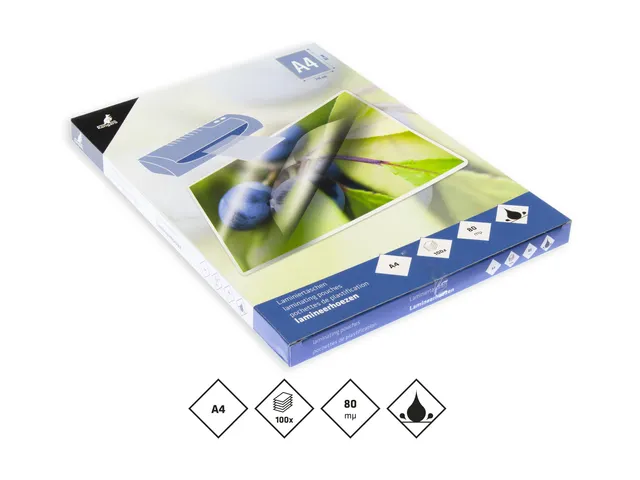 Pochette de plastification Kangaro A4 80 micron 100 flles