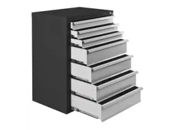 ladekast,HxBxD 900x700x435mm,7lade(n),volledig uittrekbaar