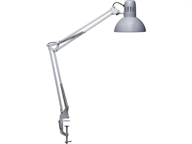 Bureaulamp MAUL Study tafelklem excl.LED lamp E27 zilver