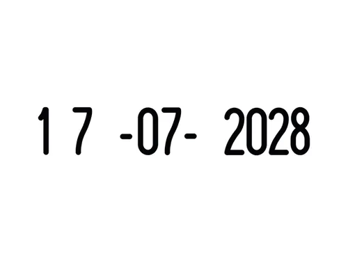 Datumstempel Trodat Printy 4820 cijfers