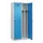 locker voor scheiding van kleding,HxBxD 1850x800x500mm,2vak