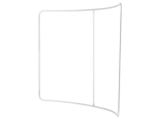 Beurswand Zipper-Wall Curved Basic 300x230cm