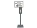 Desinfectiezuil 150 cm clicklijst A3