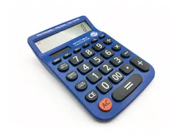 BST Dual detectable desktop calculator blauw