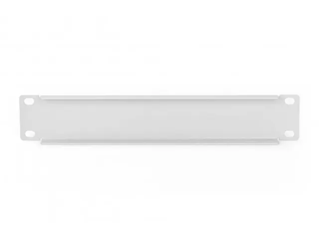 1U Afdekplaat voor 254mm (10 inch) Kasten 45x255x12mm Grijs