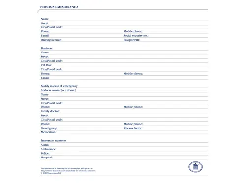 Agenda 2027 Ryam Carré Mundior 7dagen/2pagina's zwart