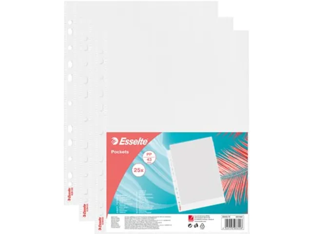 Colour'Breeze showtas A4 43micron gekorreld 25 stuks