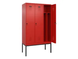 locker voor scheiding van kleding,HxBxD 2120x1200x500mm,3vak