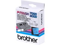 Lettertape Brother Tx-551 P-Touch 24Mm Zwart Op Blauw
