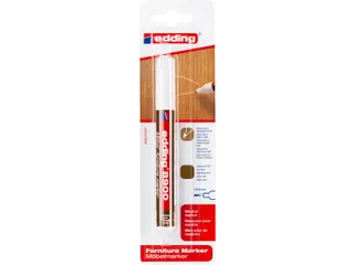 Viltstift edding 8900 meubelmarker notenhout licht - 1